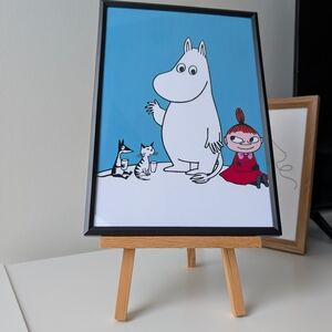 Blue and White Art Print